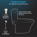 TOTO S300e WASHLET Electric Bidet Seat for Round Toilet with EWATER+ in Cotton White
