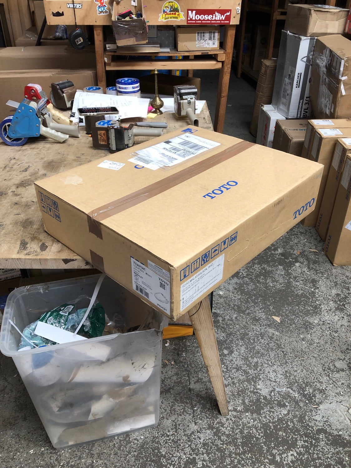 TOTO S300e WASHLET Electric Bidet Seat for Round Toilet with EWATER+ in Cotton White